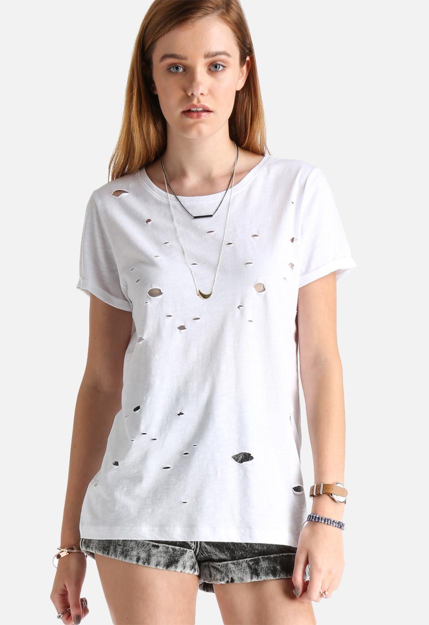 Pieces - Kiola Destroyed Tee