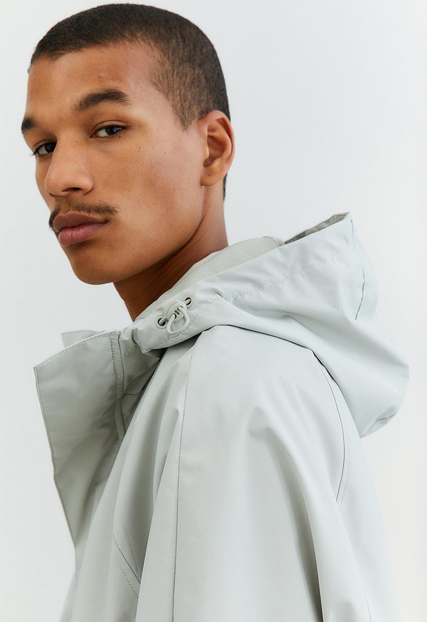 H&M - Water-repellent cropped jacket - light grey
