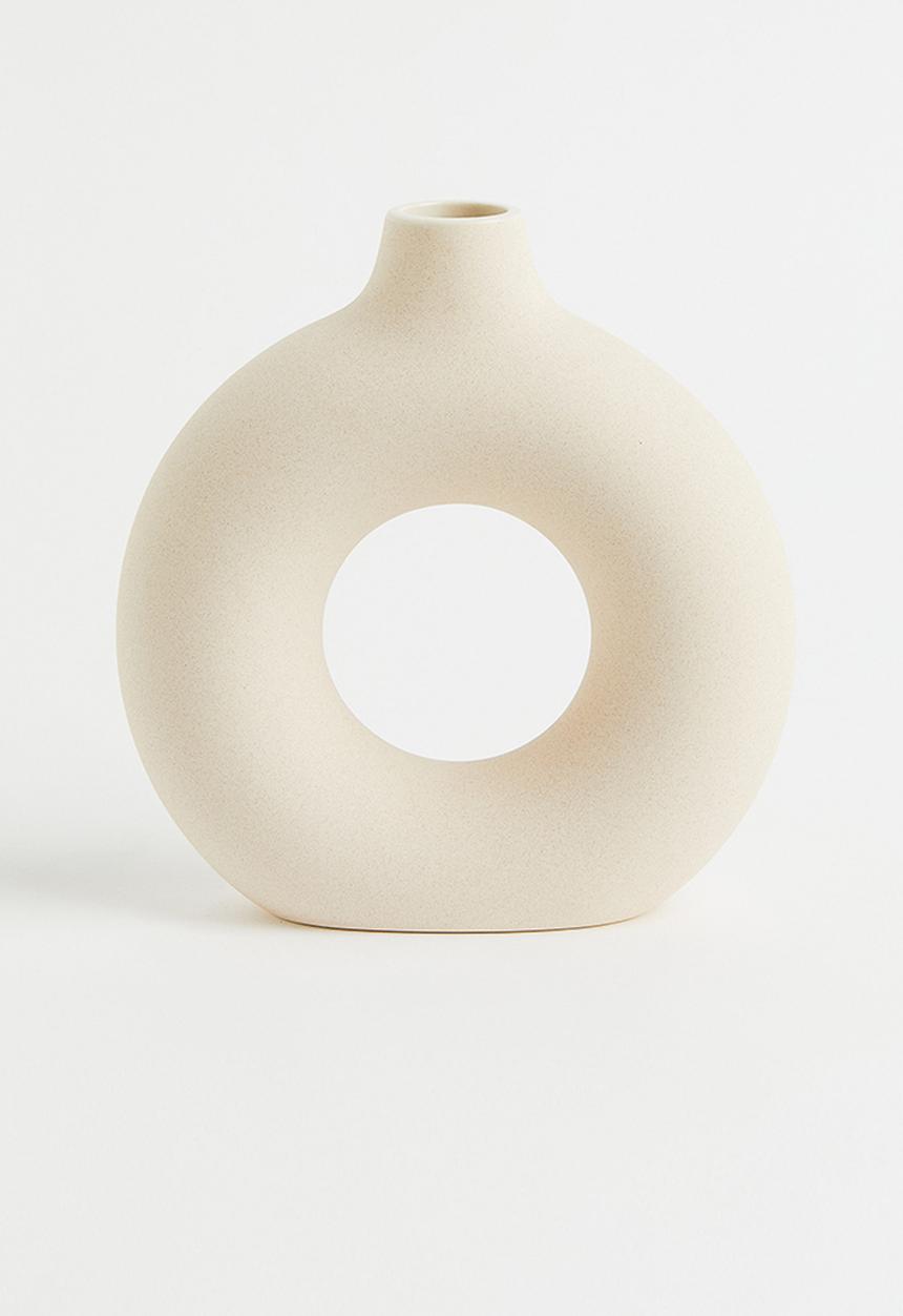 H&M - Ceramic vase - beige