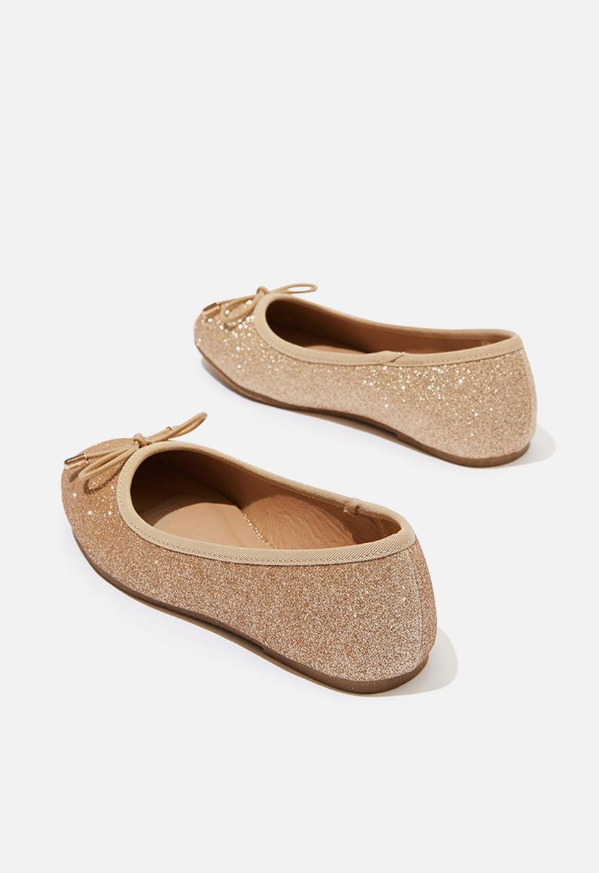Cotton On - Brittney ballet flat - gold glitter