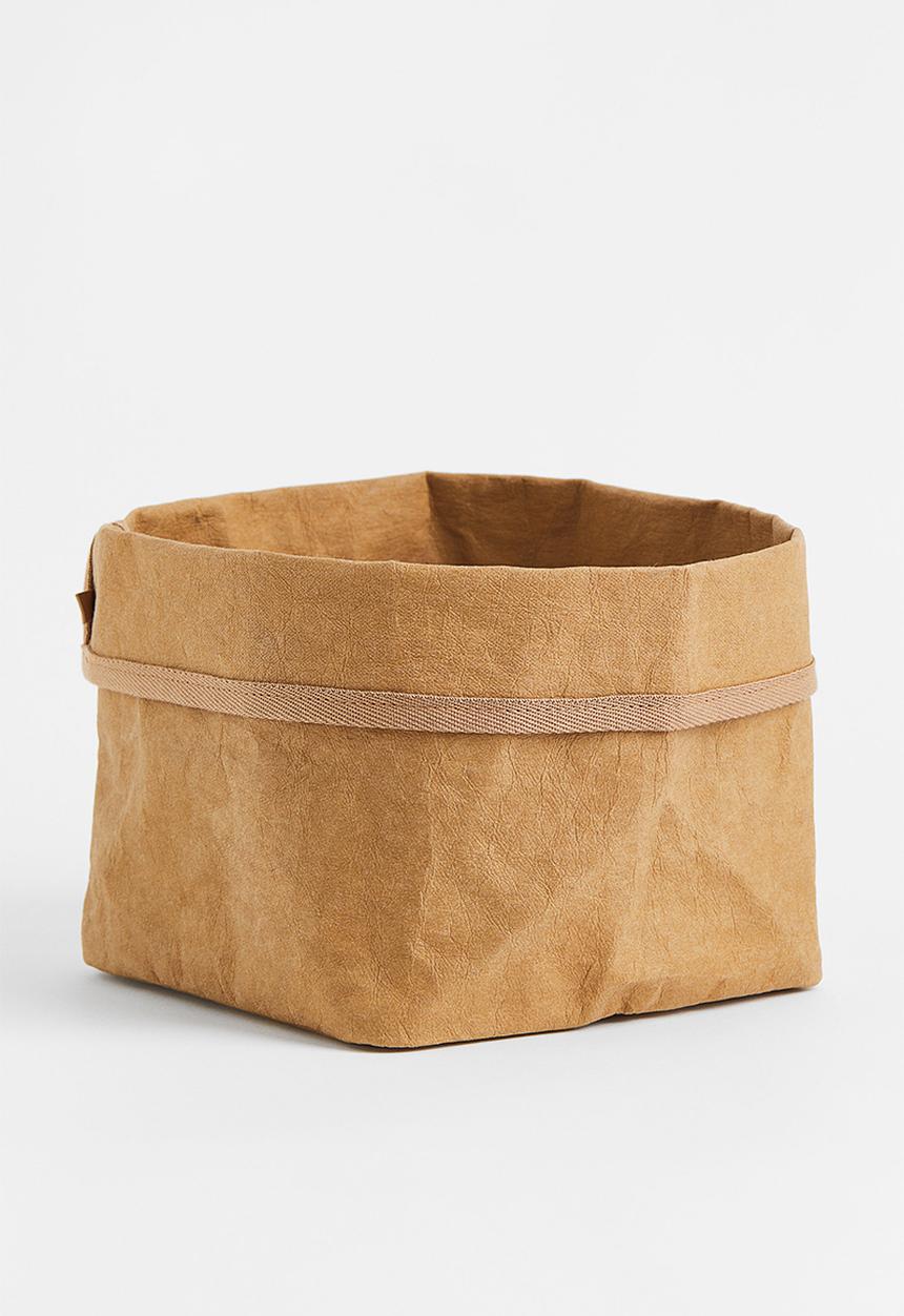 H&M - Paper storage basket - beige