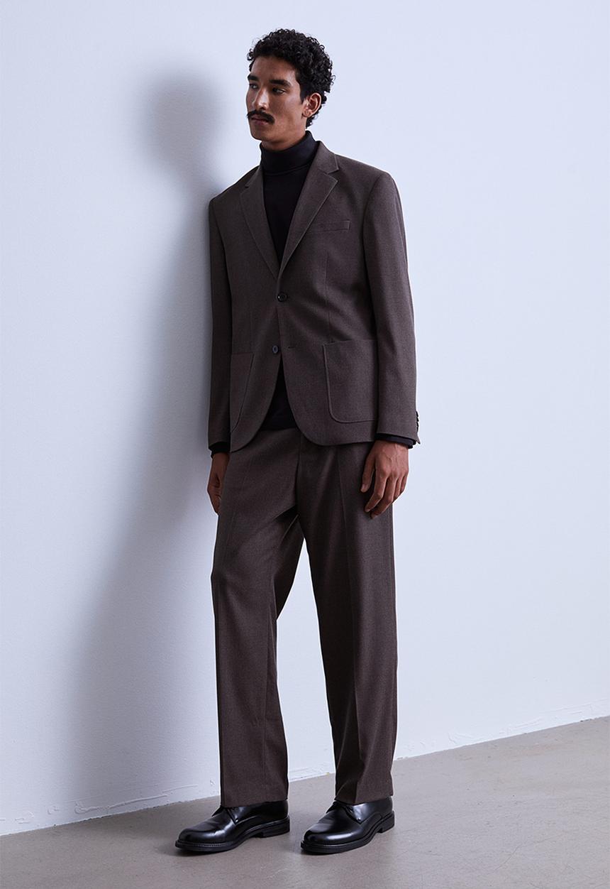 H&M - Regular fit jacket - dark brown