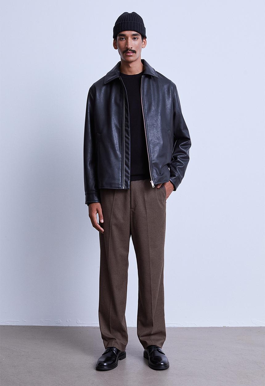 H&M - Relaxed fit suit trousers - dark brown