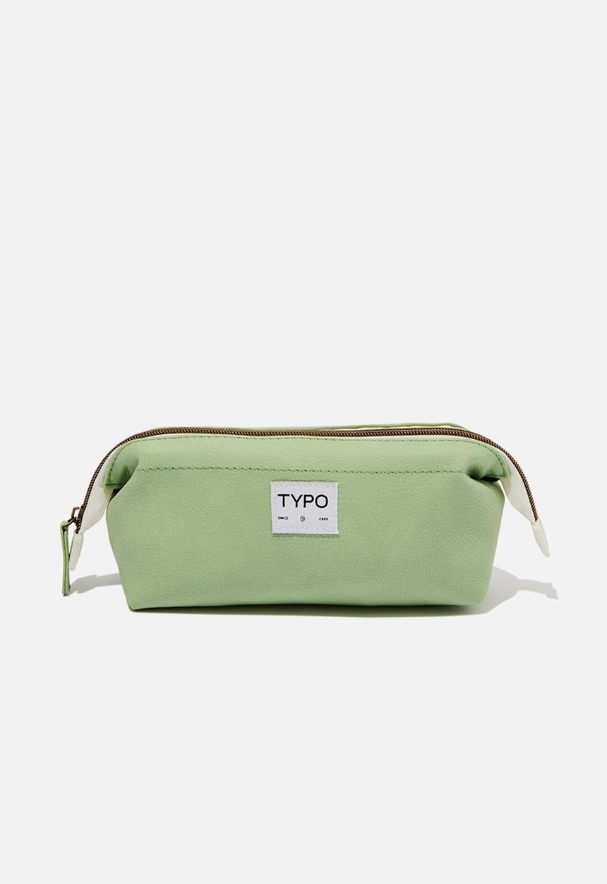 Typo - Pu billie big mouth pencil case - artichoke