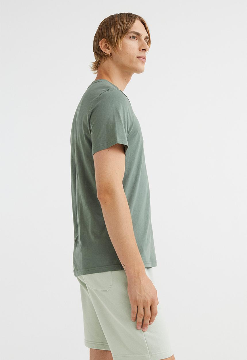 H&M - Regular fit sweatshirt shorts - mint green