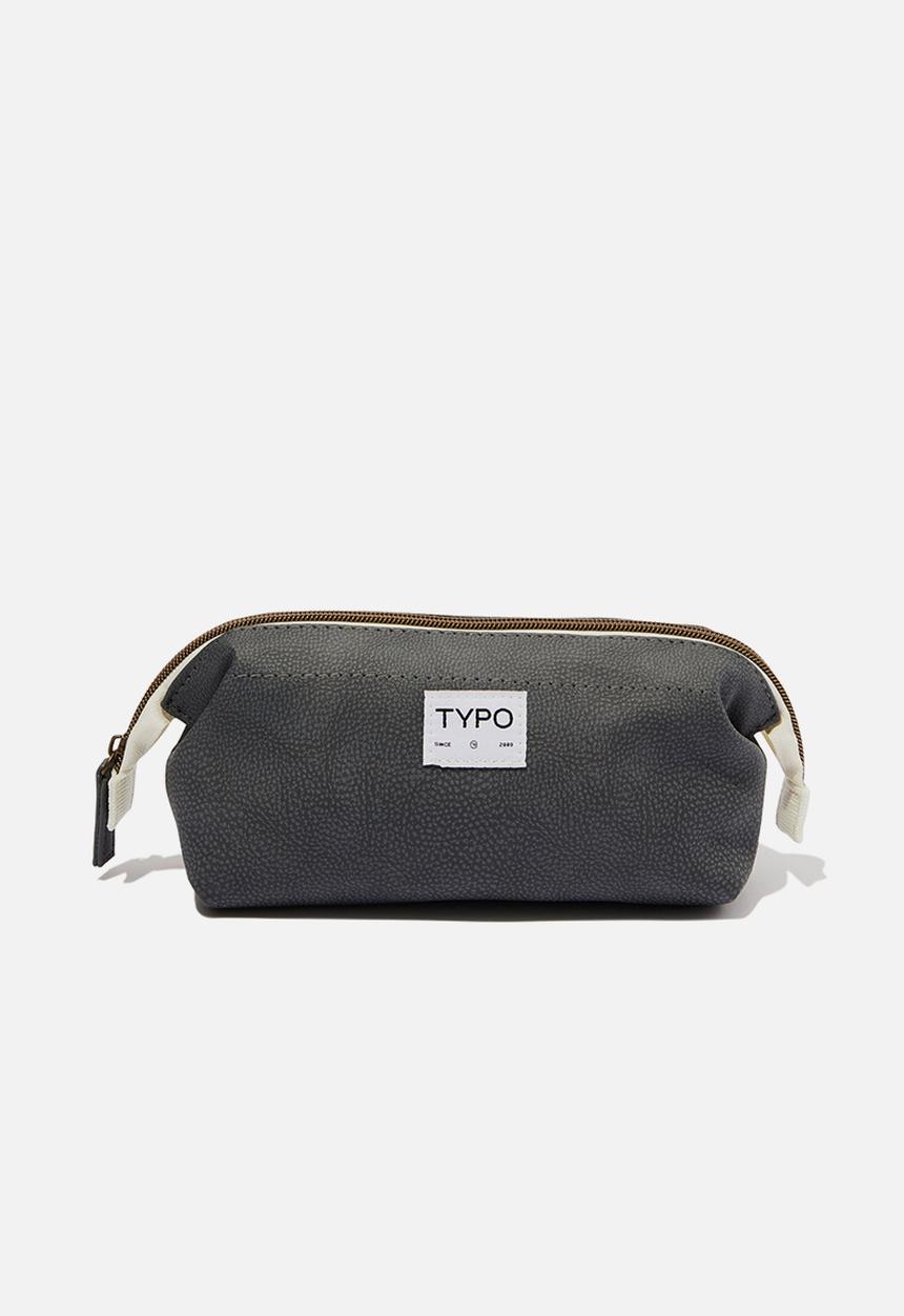 Typo - Pu billie big mouth pencil case - welsh slate
