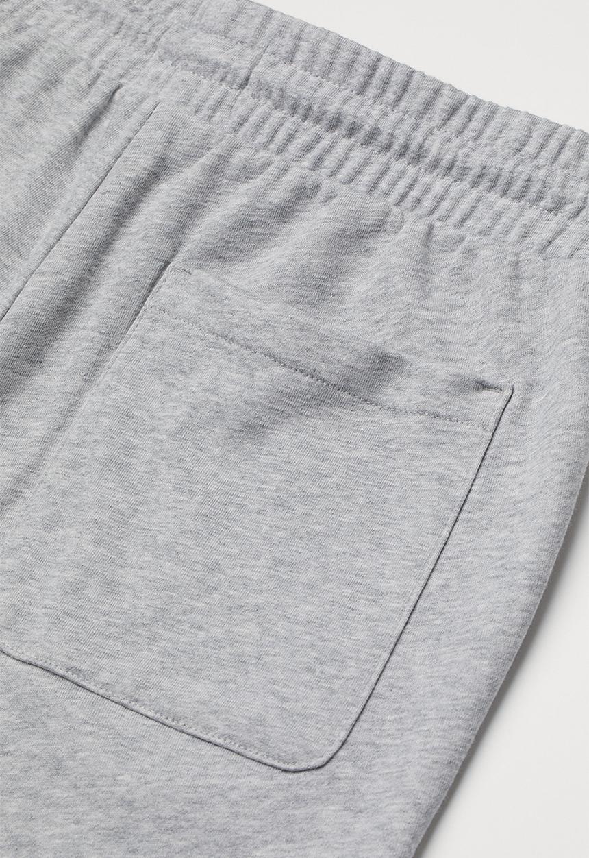 H&M - Regular fit sweatshirt shorts - grey marl