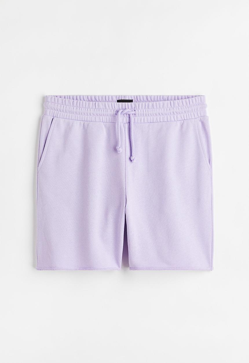 H&M - Regular fit sweatshirt shorts - purple