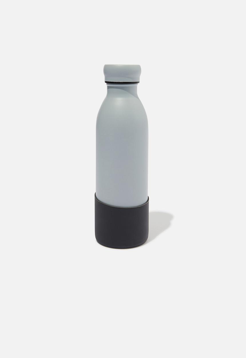 Typo - Going places 500ml metal drink bottle - concrete & welsh slate