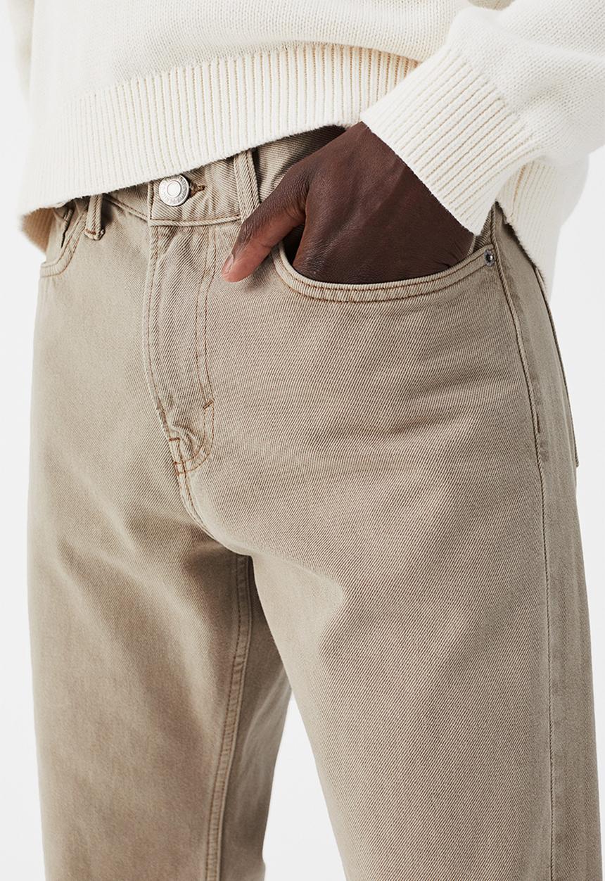 H&M - Relaxed jeans - sand beige