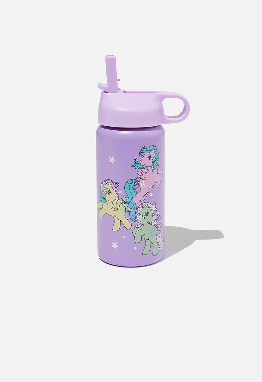 Cotton On - Kids metal drink bottle - lcn has my little pony & multi ponies