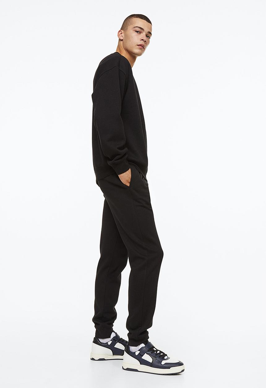 H&M - Regular fit sweatpants - black