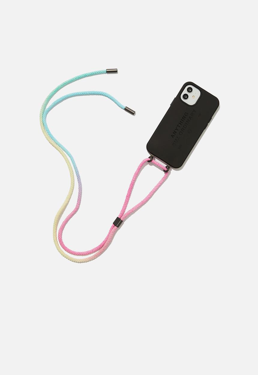 Typo - cross body phone case iphone 12/ 12 pro - pride