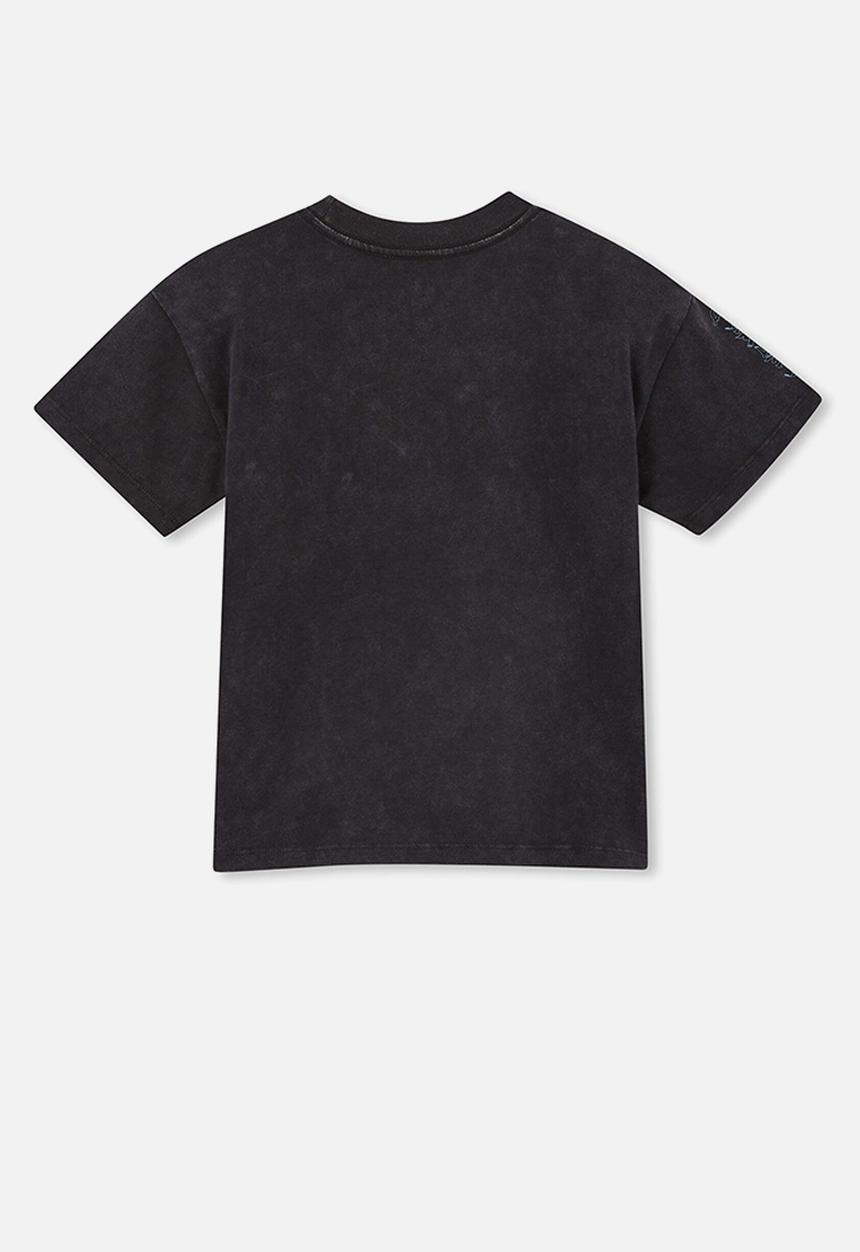 Cotton On - Stevie short sleeve embellished tee - phantom & live wild
