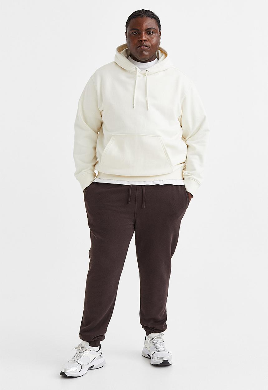 H&M - Regular fit sweatpants - dark brown