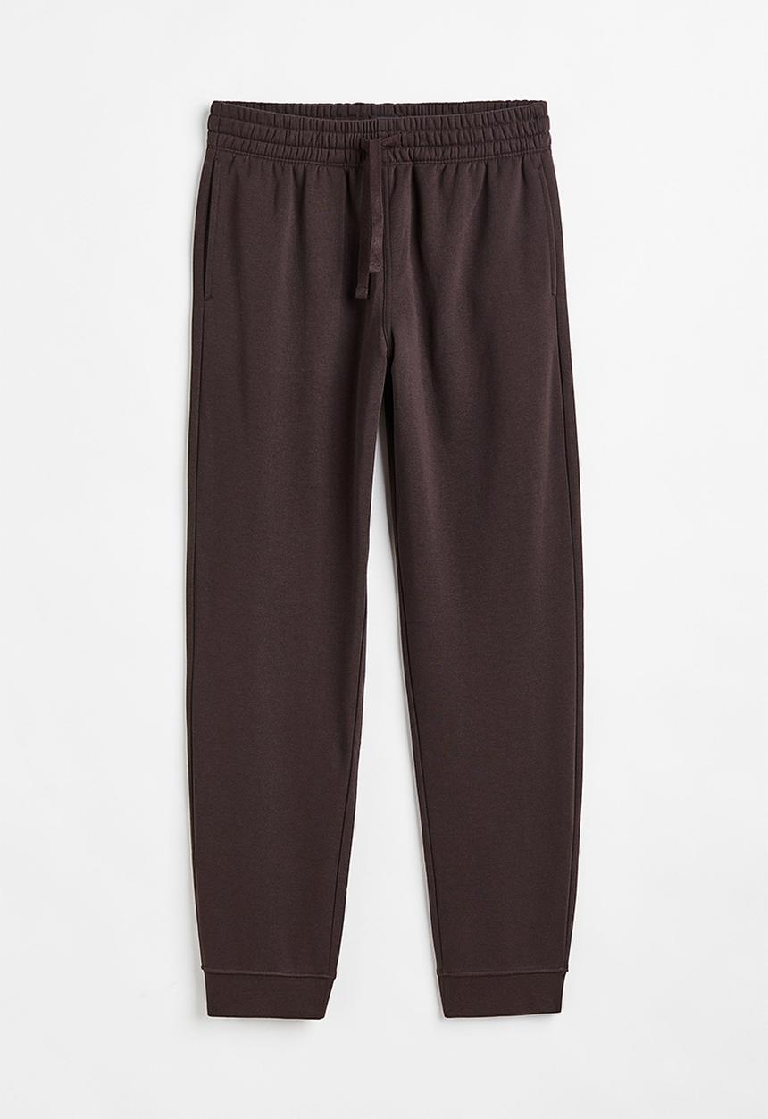 H&M - Regular fit sweatpants - dark brown