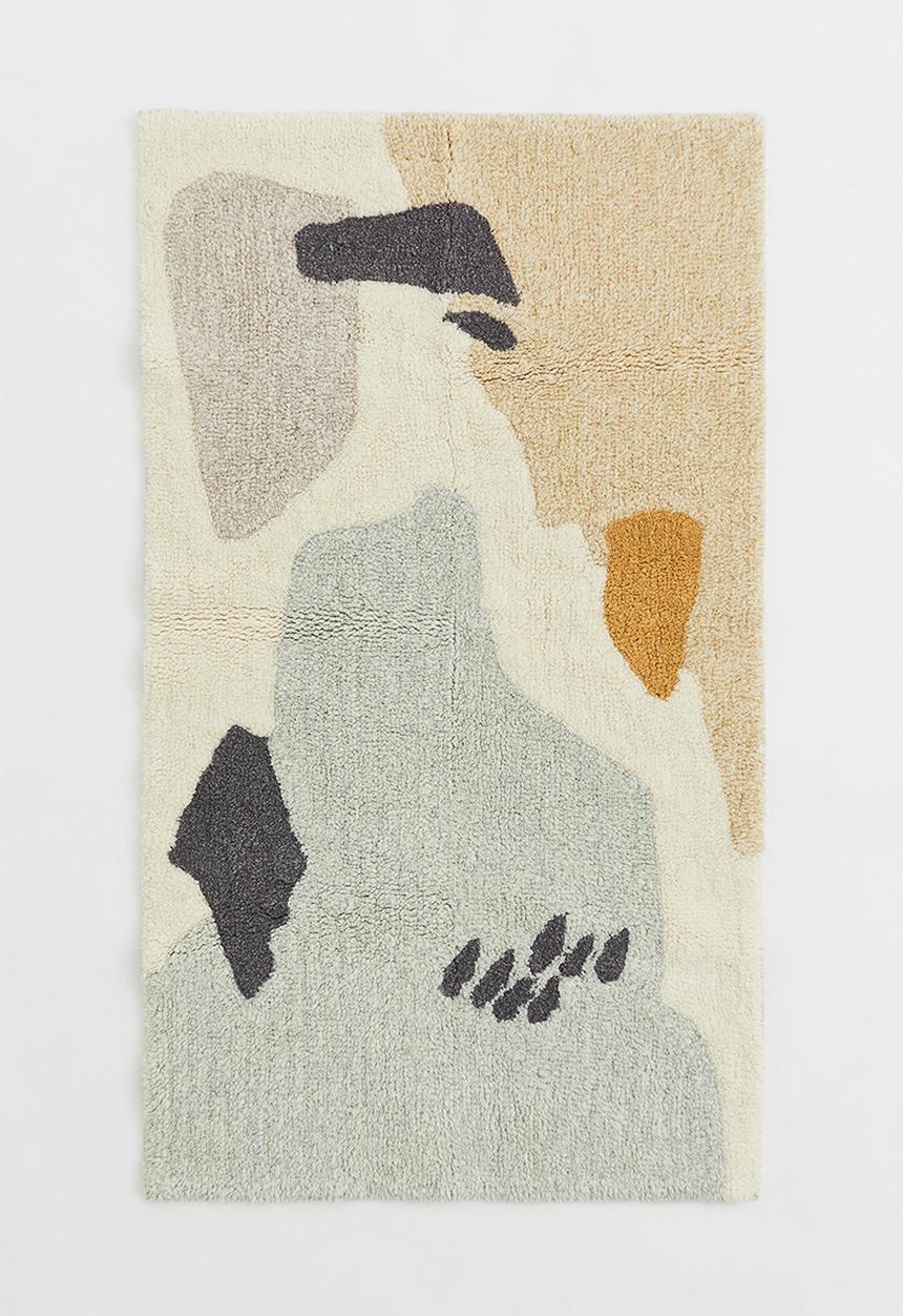 H&M - Wool-blend rug - beige/multi/white