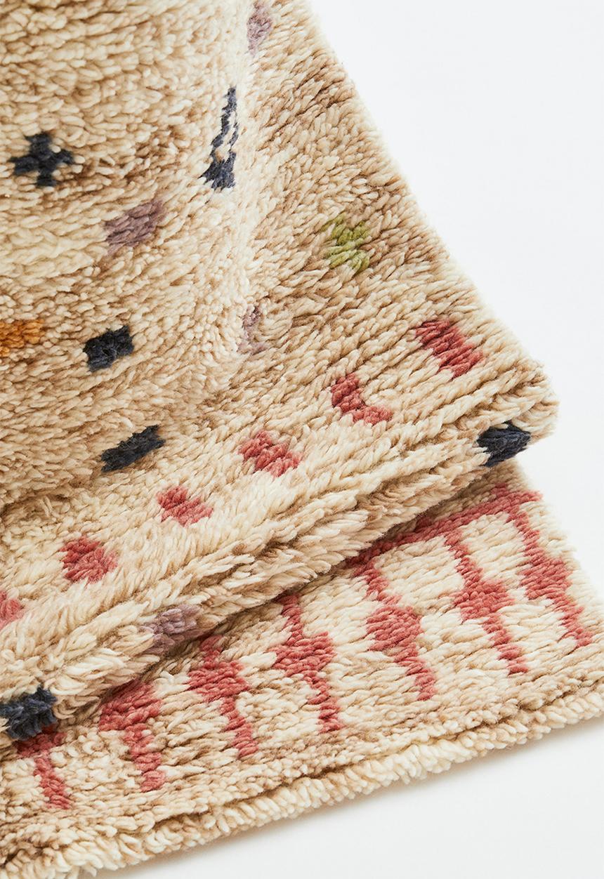H&M - Wool-blend rug - beige/multi