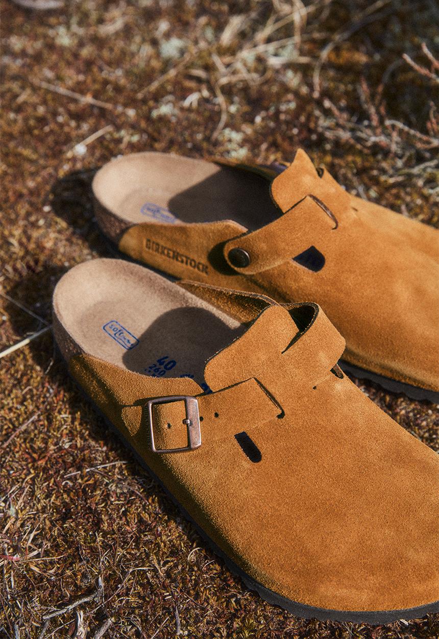 Birkenstock - Boston sfb suede narrow - mink