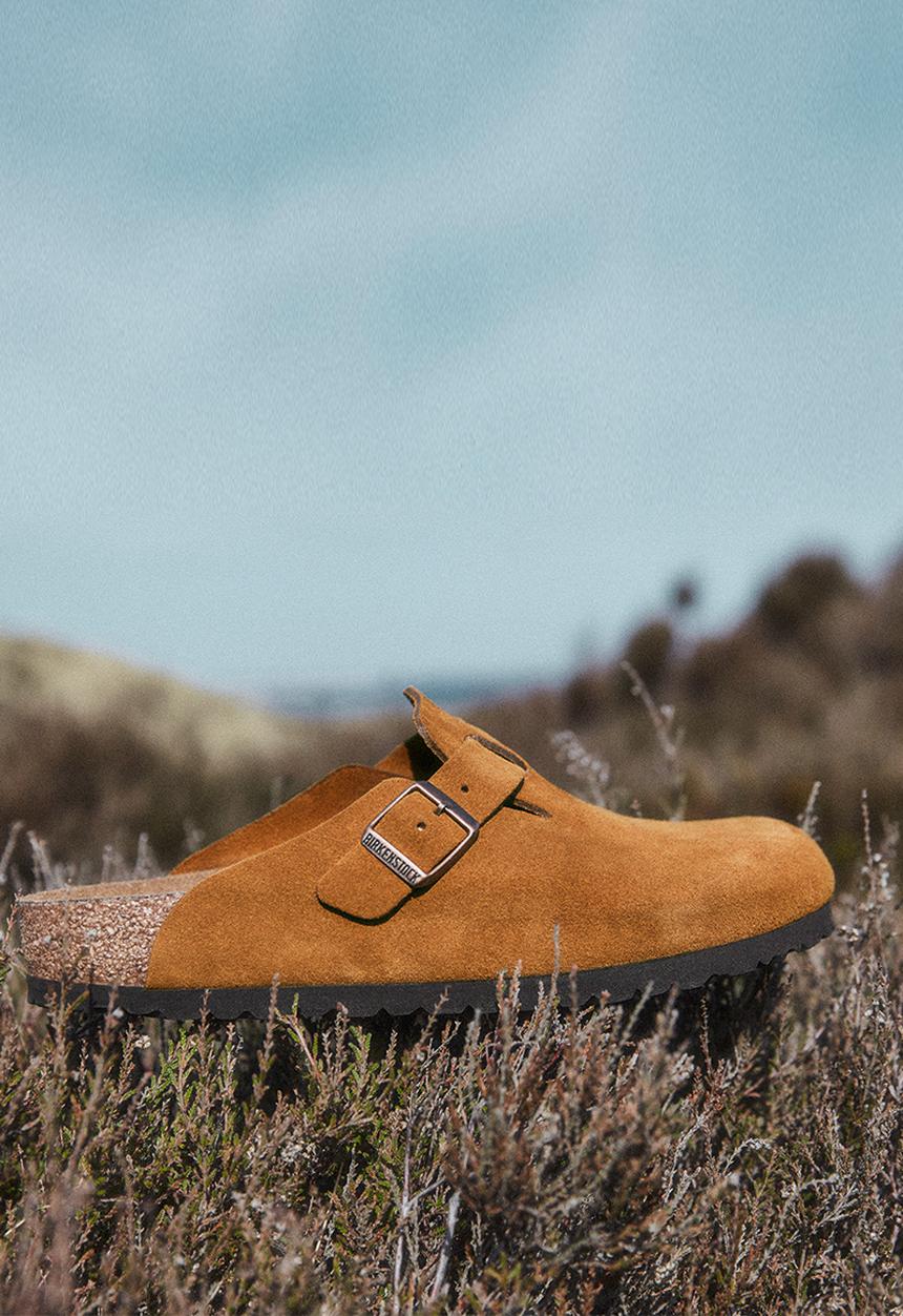Birkenstock - Boston sfb suede narrow - mink