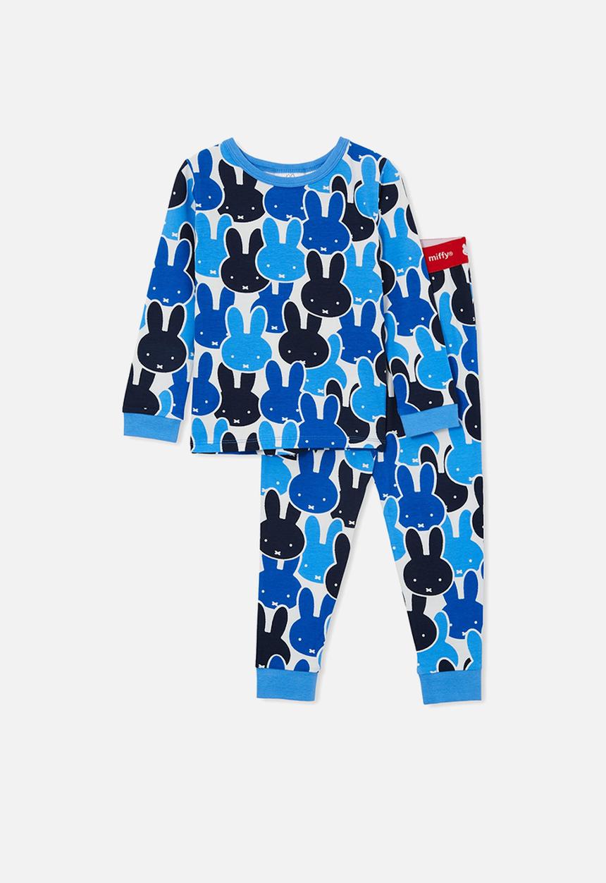 Cotton On - Orlando long sleeve pyjama set licensed-lcn mif bluebell/miffy layers
