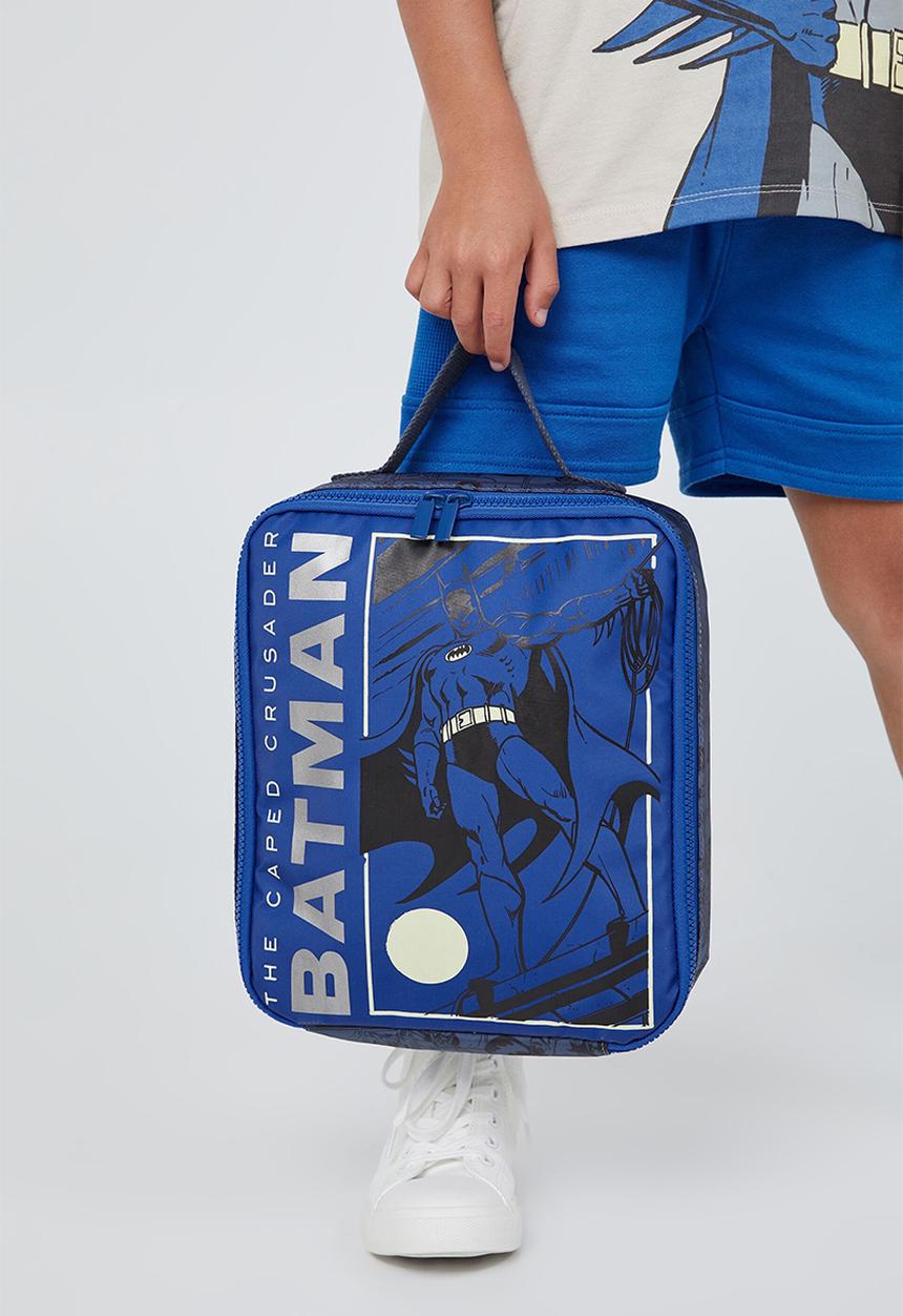 Cotton On - Kids licensed lunchbag - lcn wb batman & the caped crusader