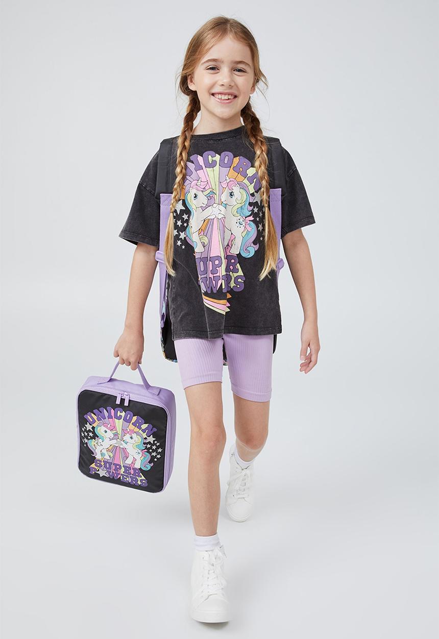 Cotton On - Kids licensed lunchbag - lcn has my little pony & unicorn super powers