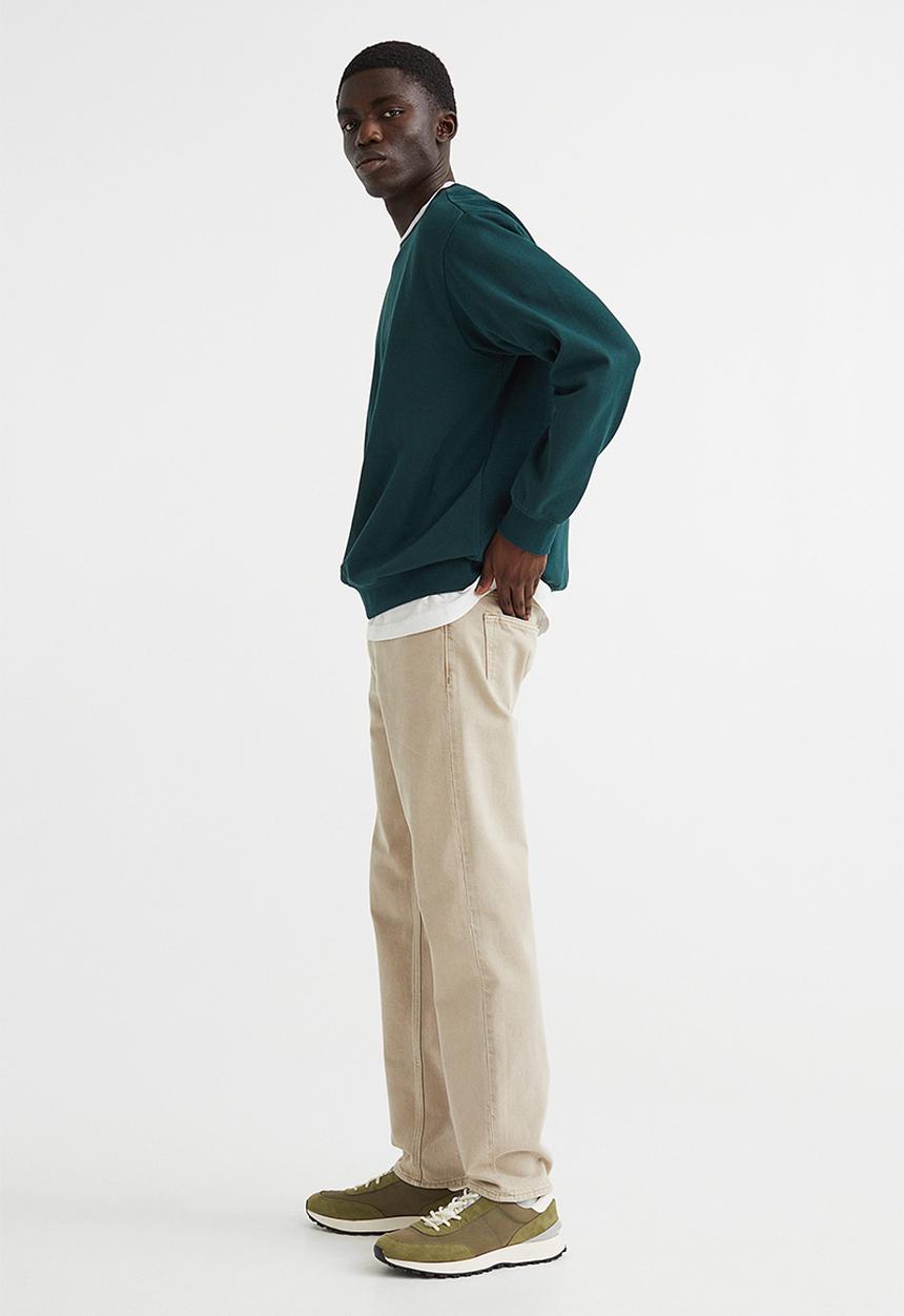 H&M - Relaxed fit sweatshirt - dark green