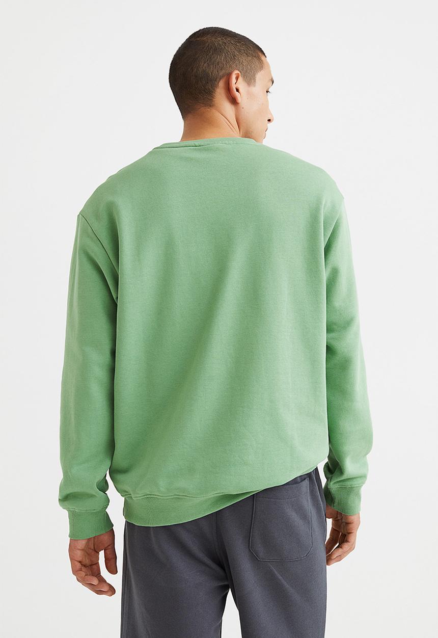 H&M - Relaxed fit sweatshirt - green