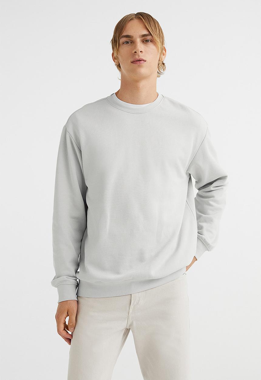 H&M - Relaxed fit sweatshirt - light greige