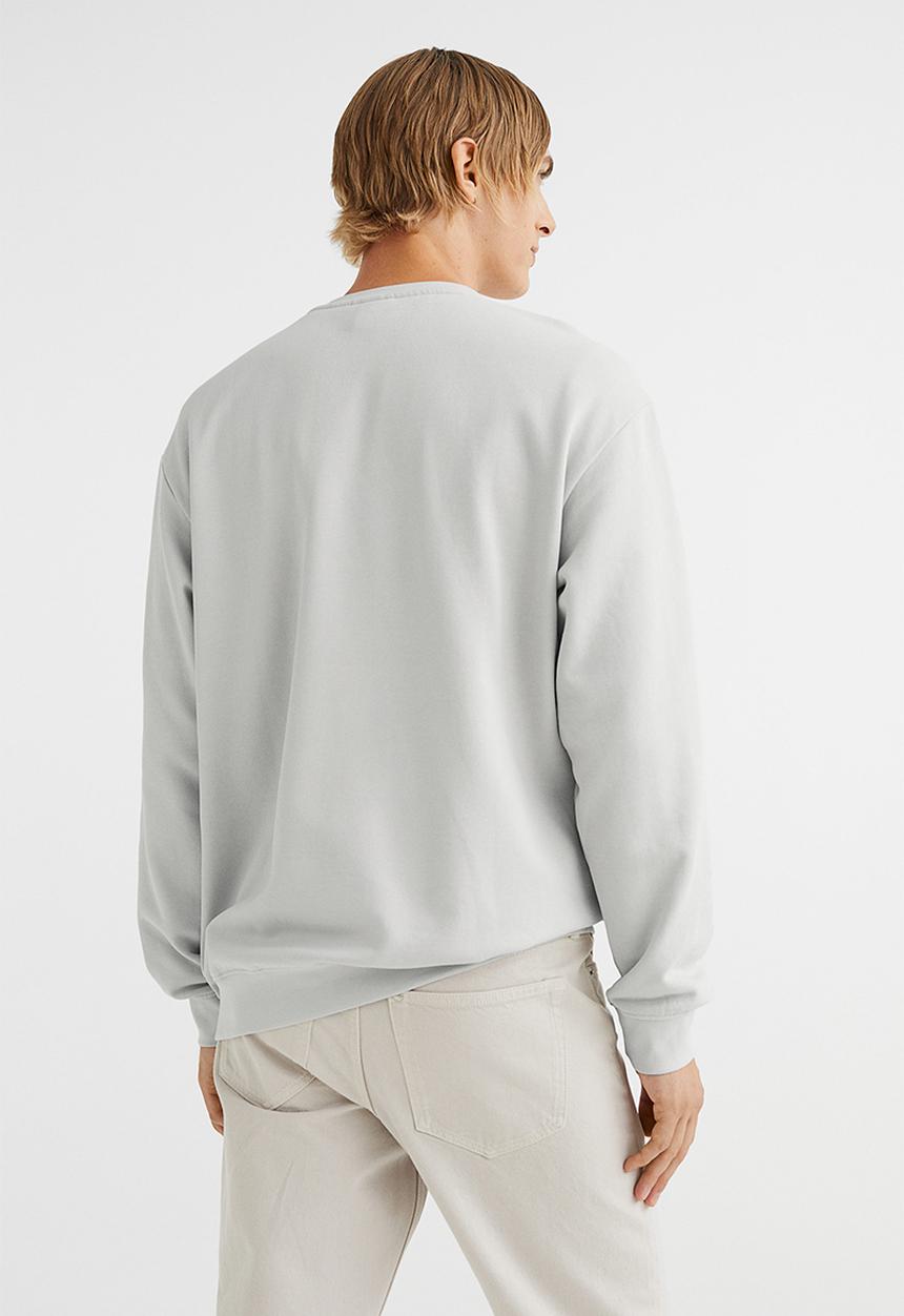 H&M - Relaxed fit sweatshirt - light greige
