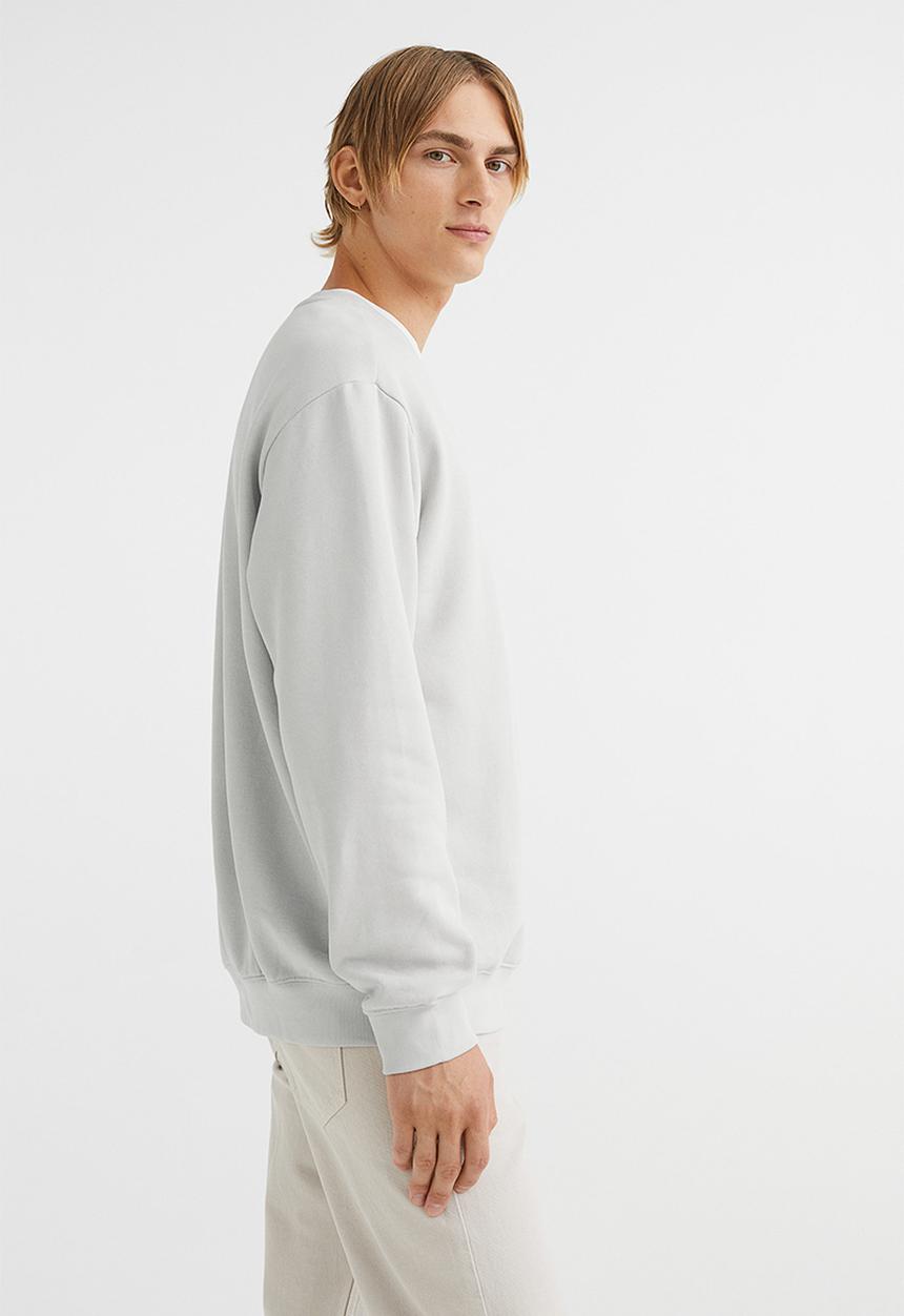 H&M - Relaxed fit sweatshirt - light greige
