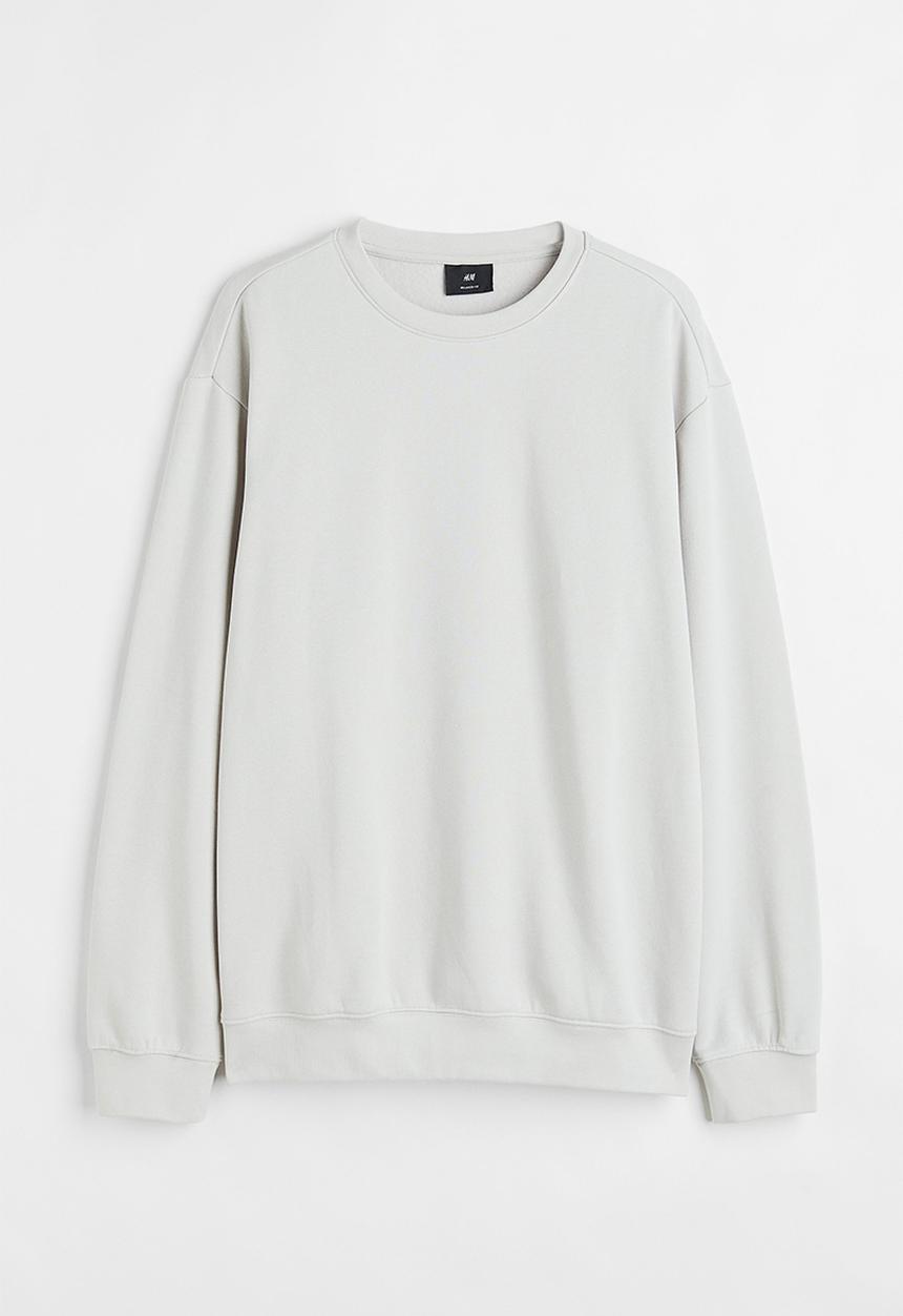 H&M - Relaxed fit sweatshirt - light greige