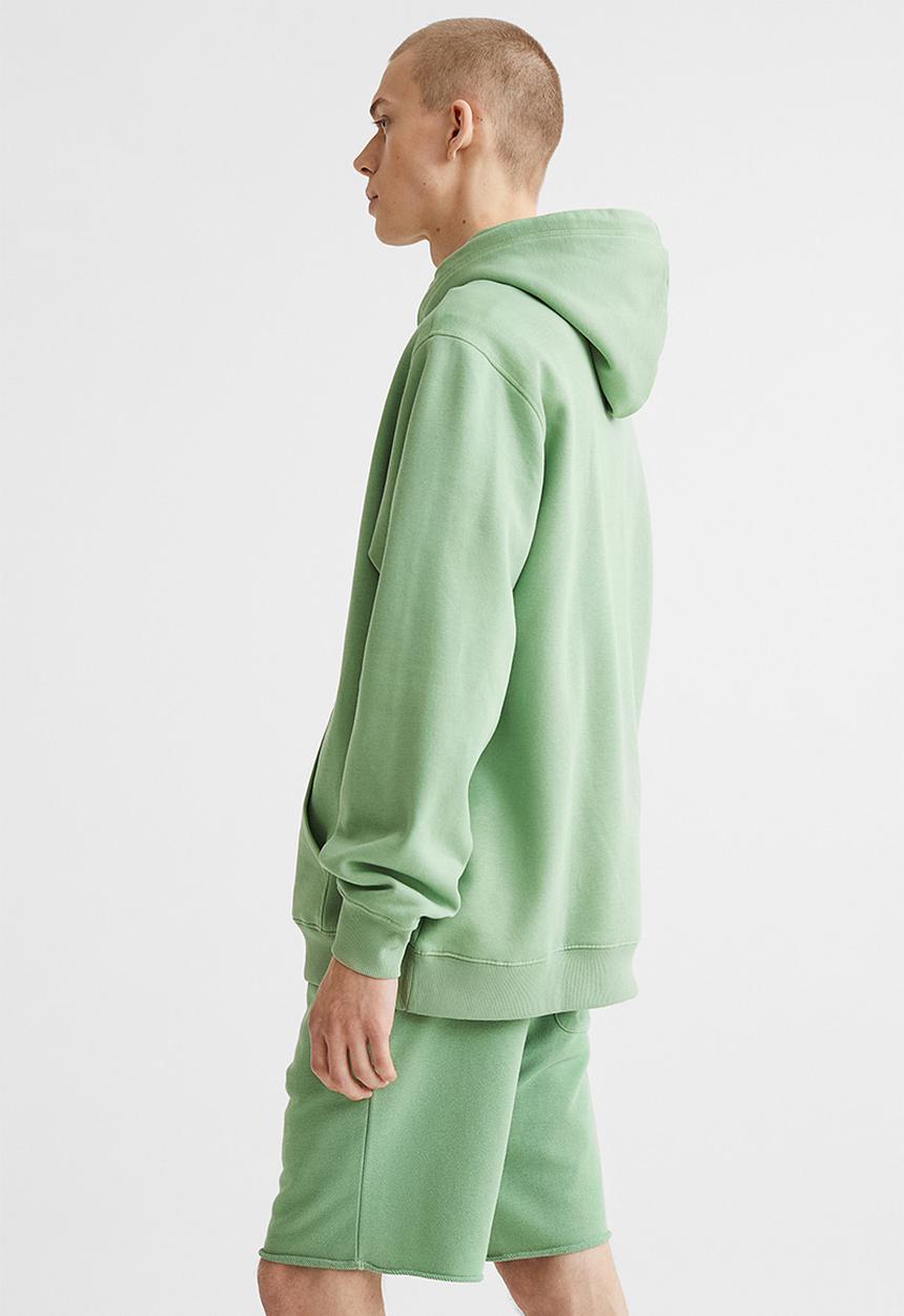 H&M - Relaxed fit hoodie - green