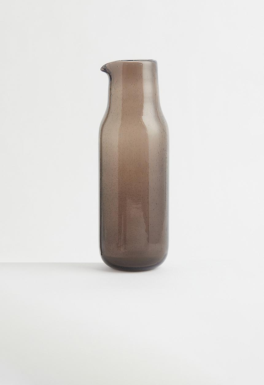 H&M - Glass carafe - brown