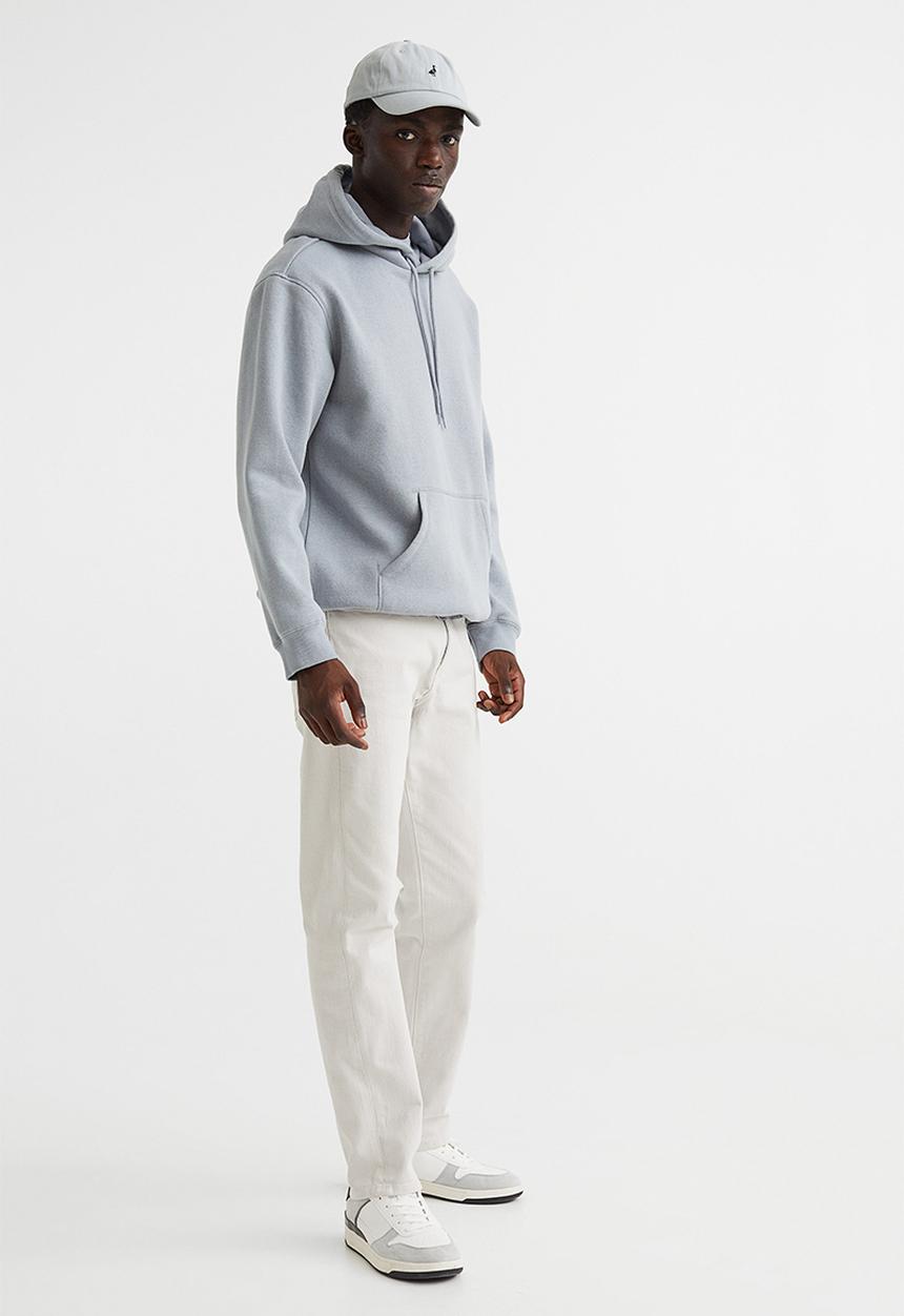 H&M - Relaxed fit hoodie - grey