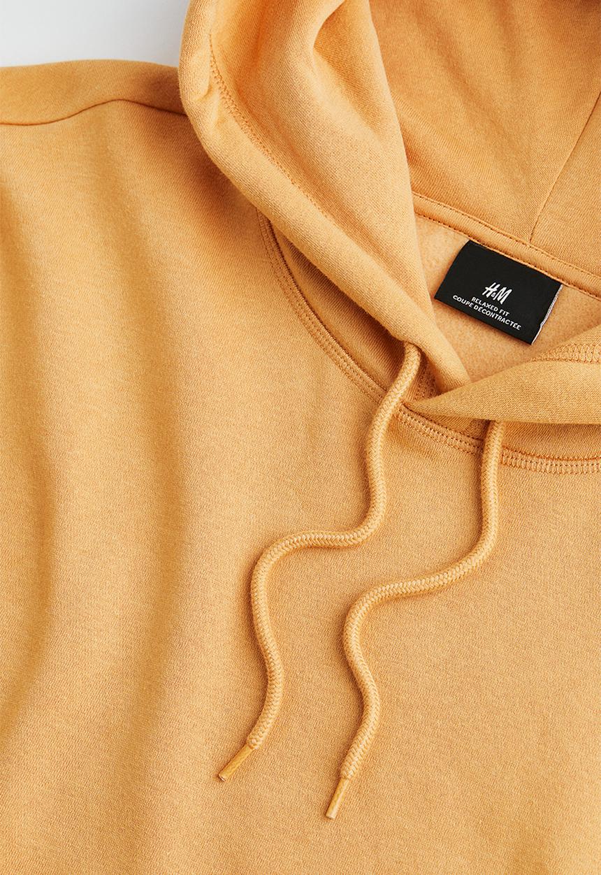 H&M - Relaxed fit hoodie - orange