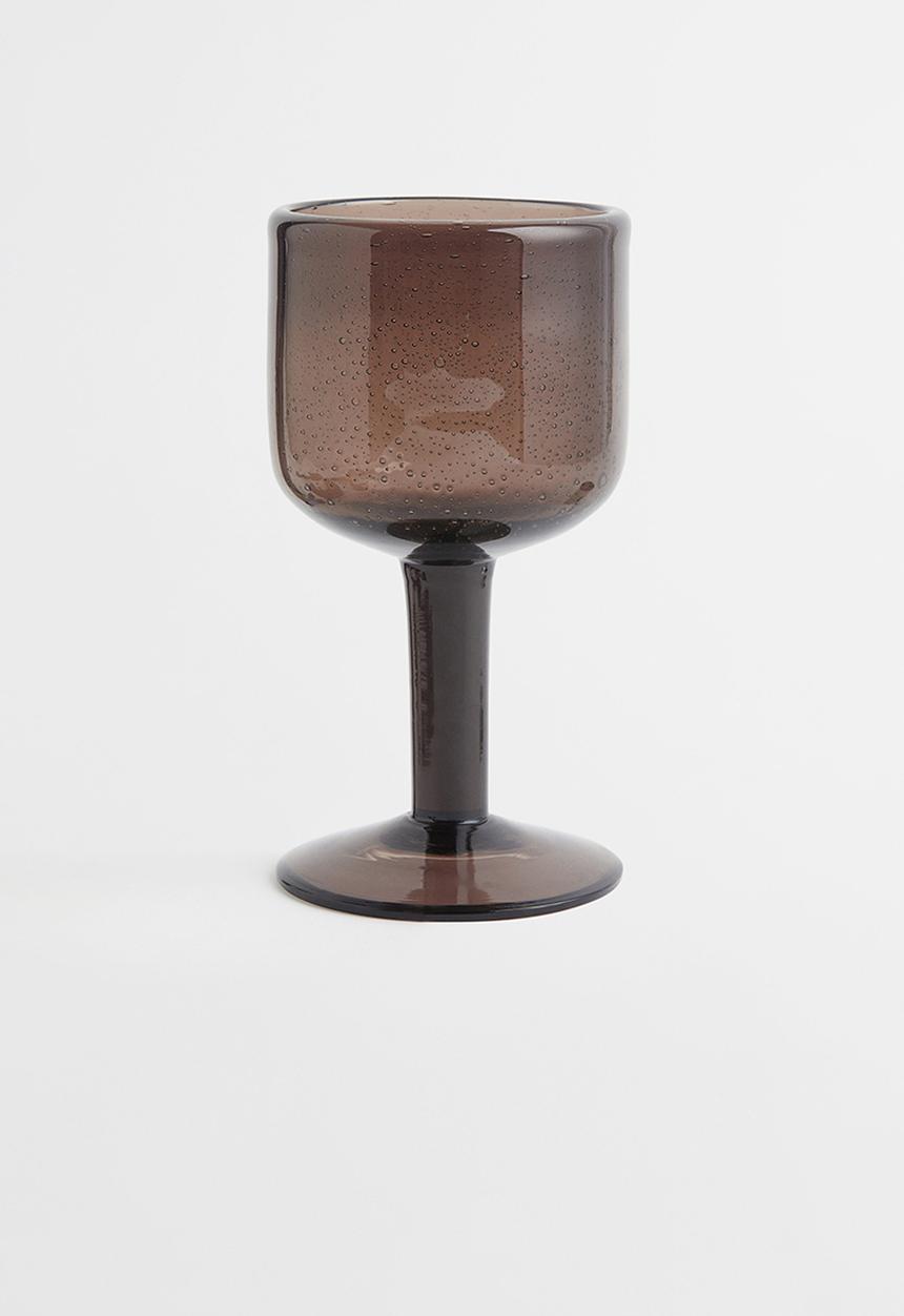 H&M - Wine glass - brown 