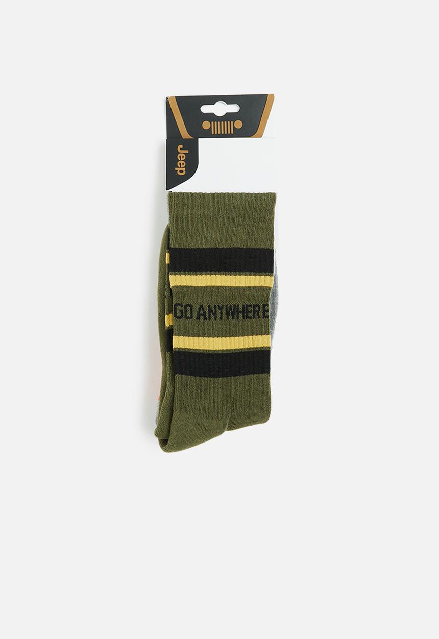 JEEP - 2 pack fun sock - multi