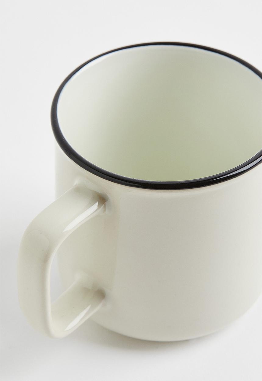 H&M - Text-print mug - white/multi