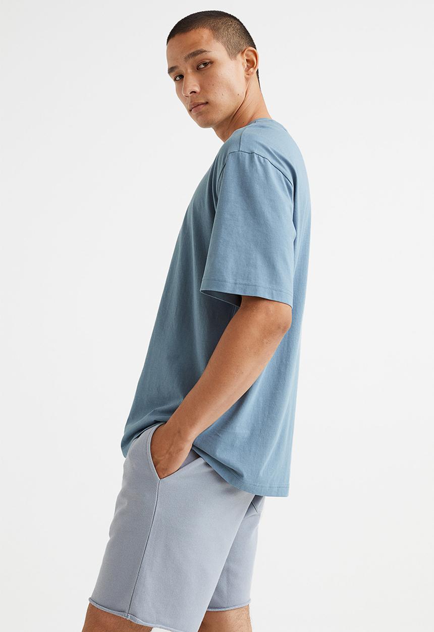 H&M - Relaxed fit T-shirt - blue