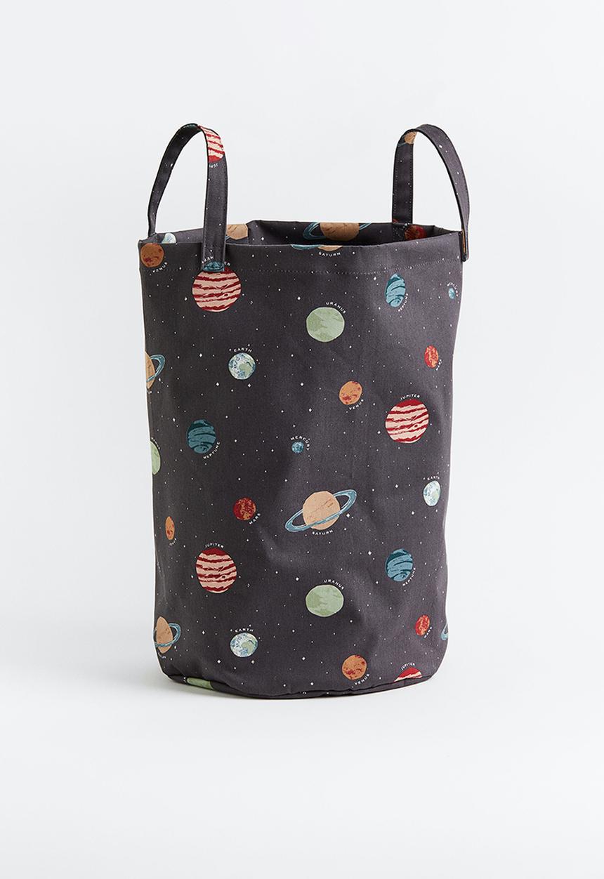 H&M - Printed storage basket - grey/multi I