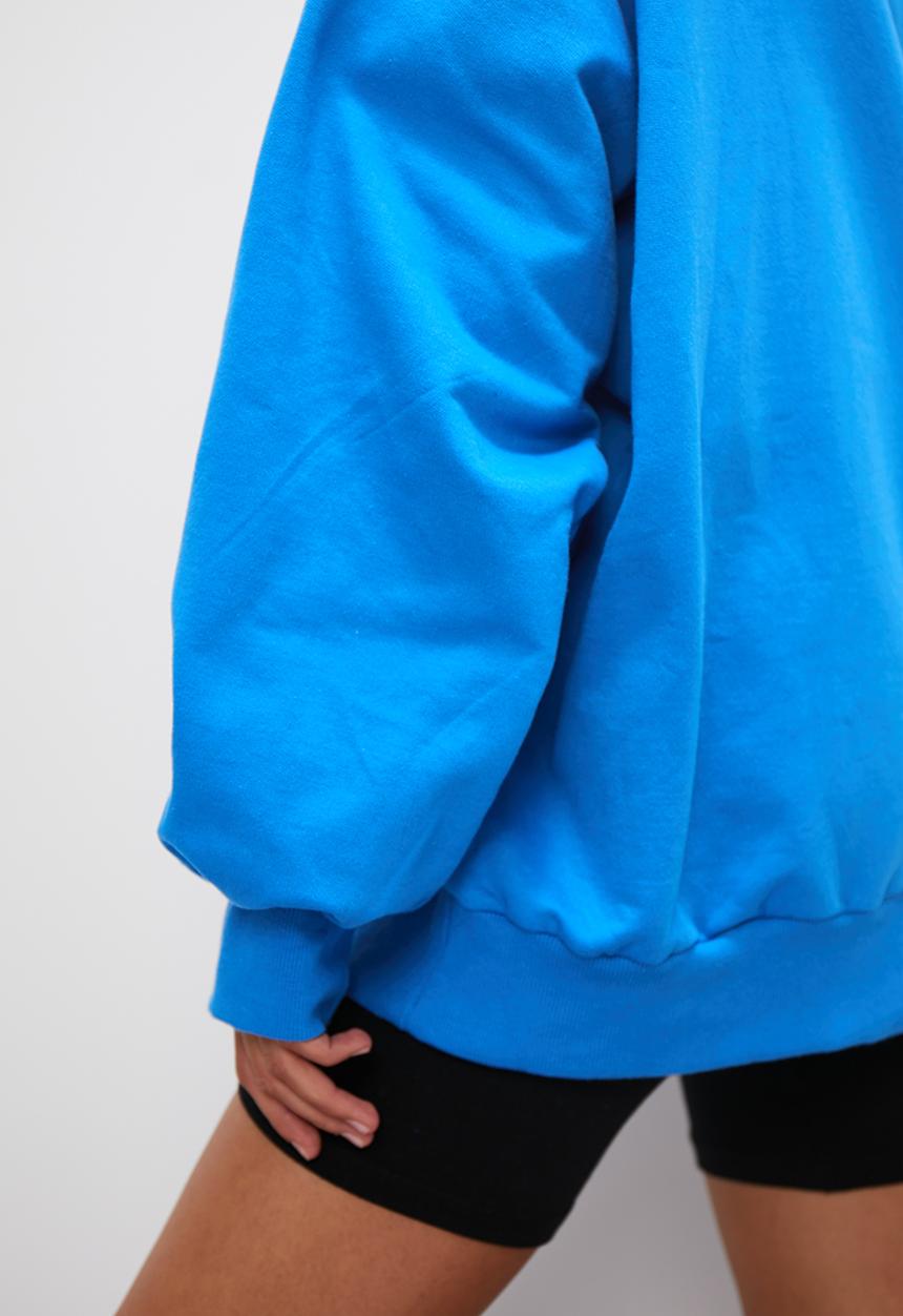 Blake - Balloon sleeve sweat - blue