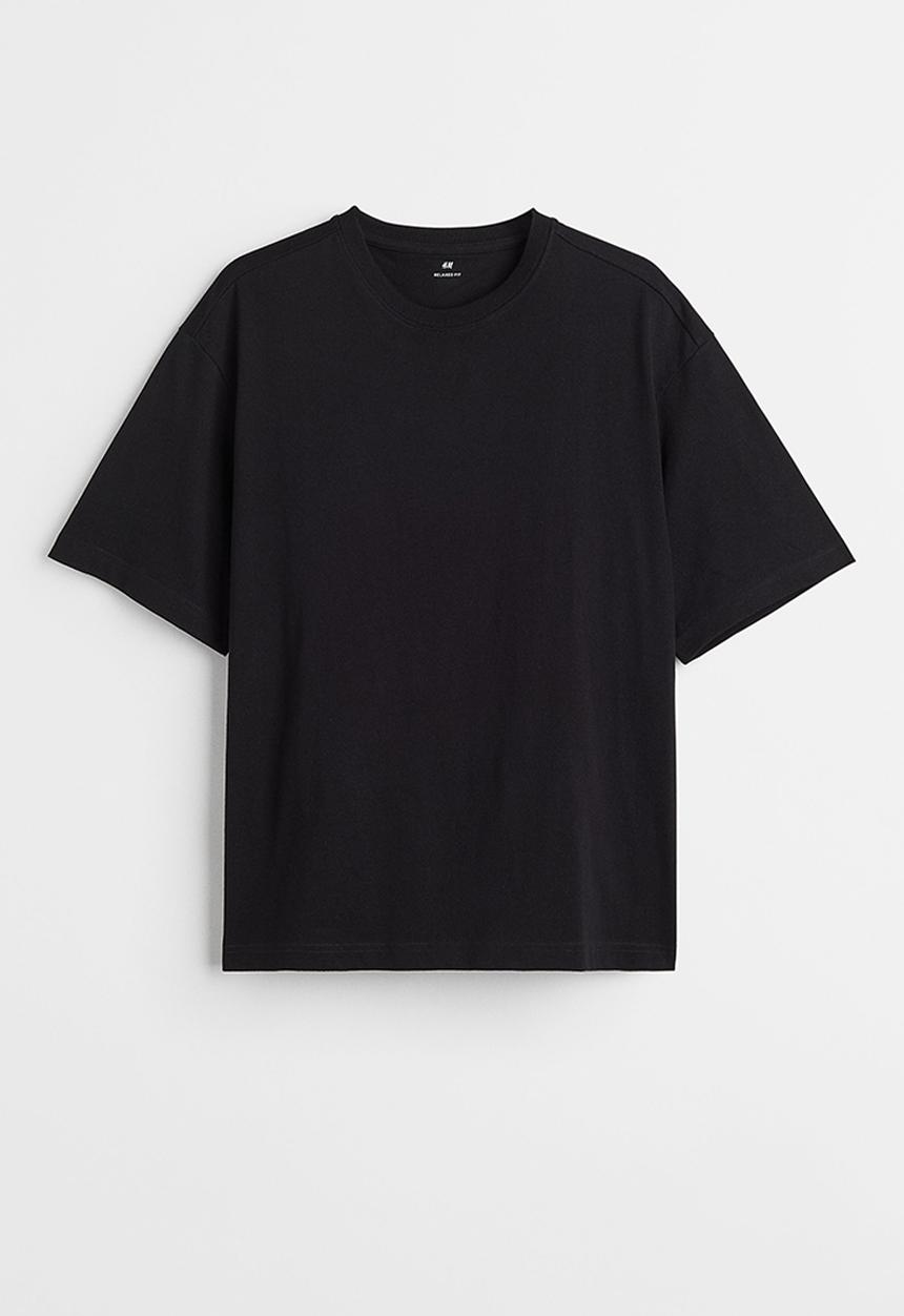 H&M - Relaxed fit T-shirt - black