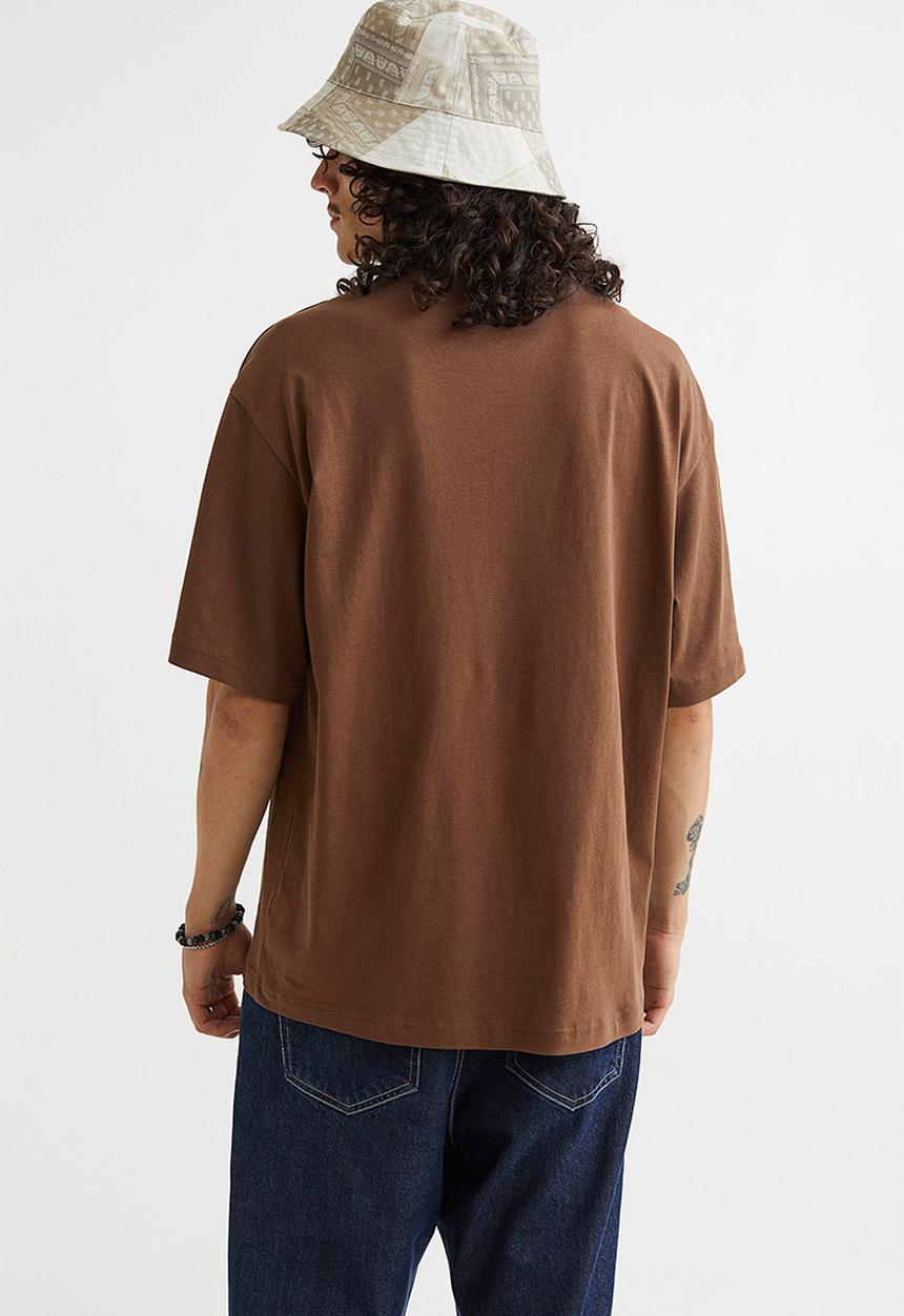 H&M - Relaxed fit T-shirt - brown