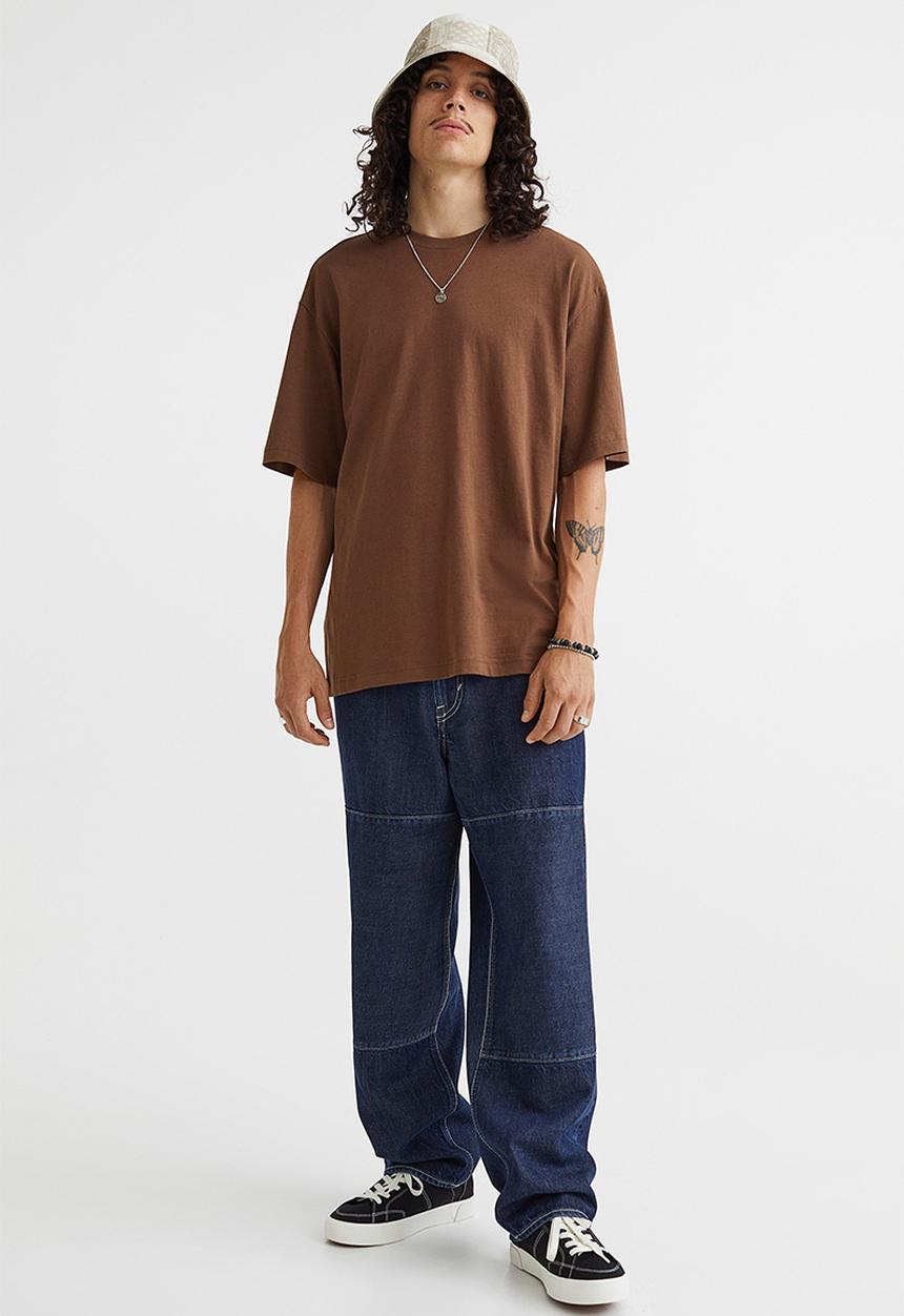 H&M - Relaxed fit T-shirt - brown