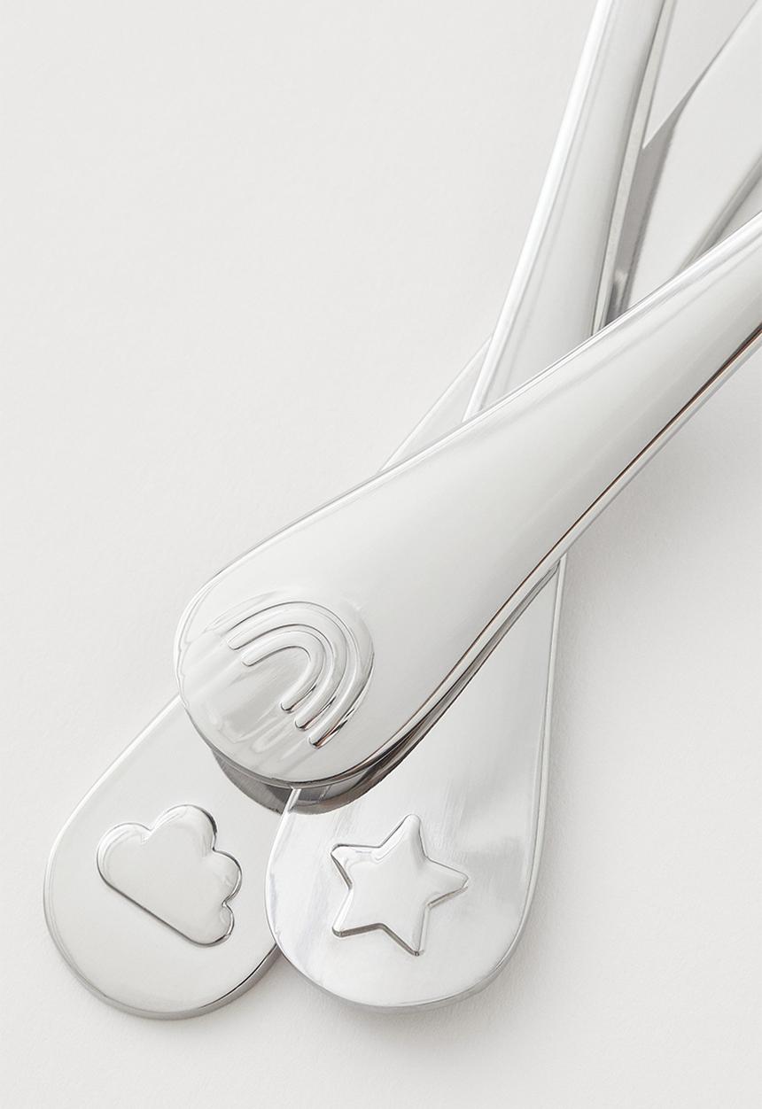 H&M - 3-piece children’s cutlery set - silver