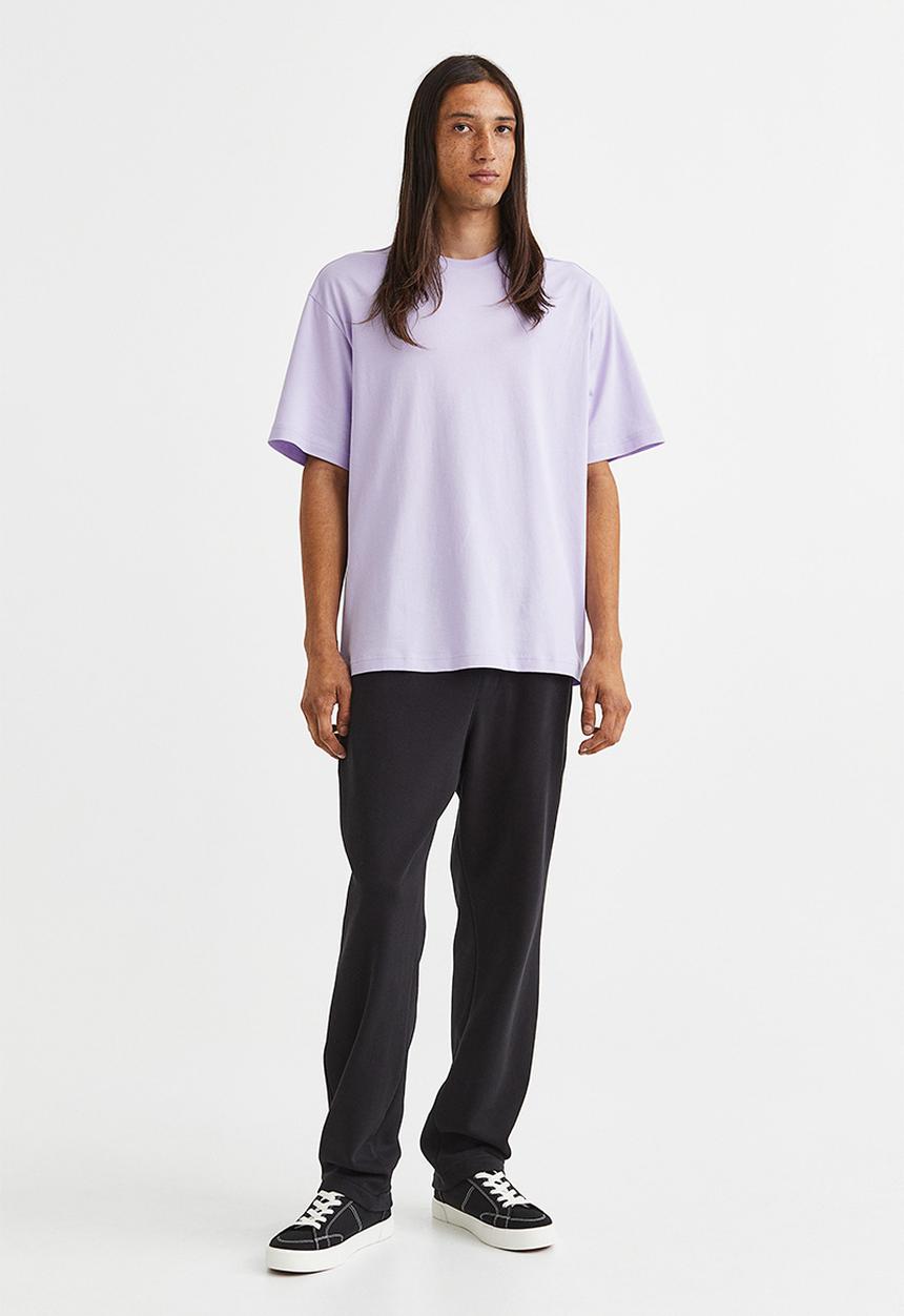 H&M - Relaxed fit T-shirt - light purple