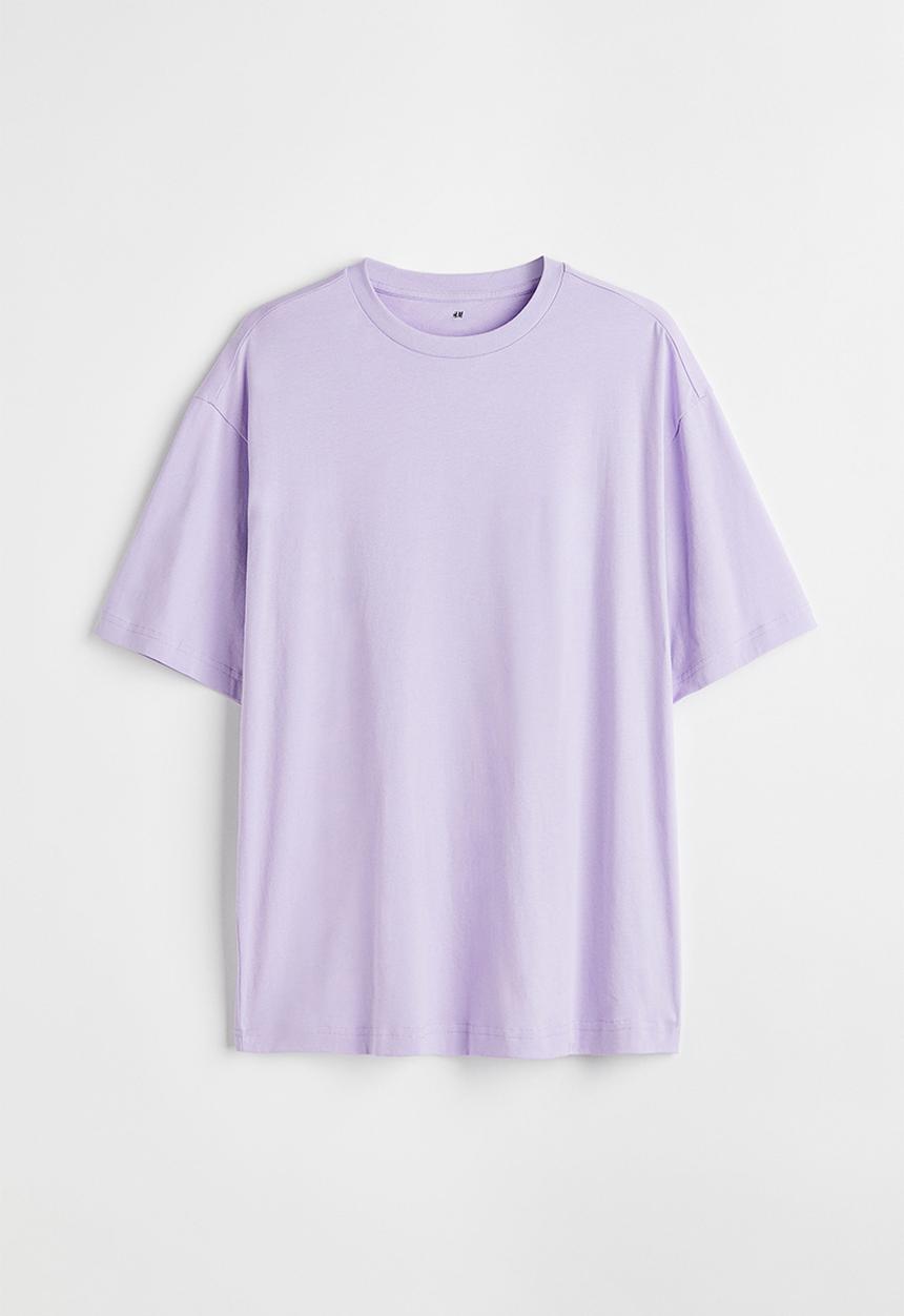 H&M - Relaxed fit T-shirt - light purple