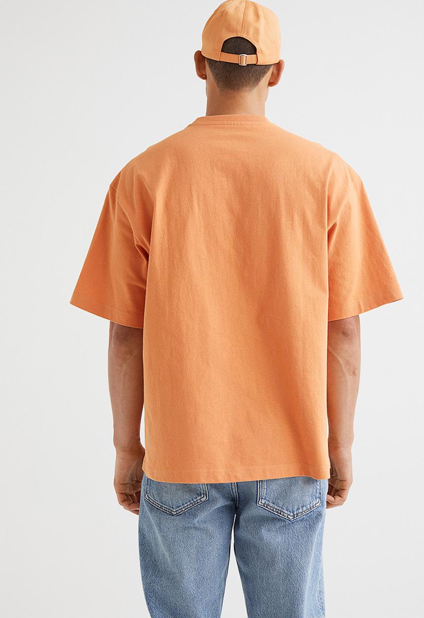 H&M - Relaxed fit T-shirt - orange